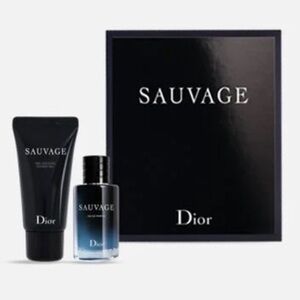 Dior Sauvage Grooming set of 10ml scent +20ml shower gel New in box! Best gift
